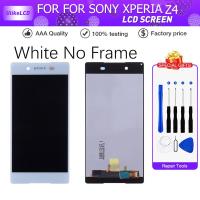 สำหรับ SONY Xperia Z4 สัมผัสหน้าจอ LCD หน้าจอสำหรับ SONY Xperia Z4 เปลี่ยนหน้าจอแสดงผล E6533 E6553 LCD