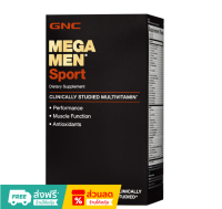 New Exp GNC Mega Men Sport Daily Multivitamin Muscle 180 Count ผู้ชาย สปอร์ตมัลติวิตามิน การทำงานของกล้ามเนื้อ