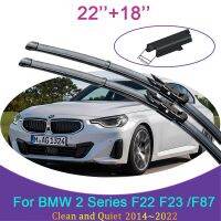 ที่ปัดน้ำฝน F22สำหรับ BMW 2 Series F87 F23 2014 ~ 2022 2018 2019ไร้กรอบยางกันหิมะอุปกรณ์เสริมรถยนต์ที่ปัดน้ำฝนกระจกหน้าด้านหน้า