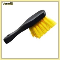 VERMILL 9 "ค่ะ แปรงขัดอเนกประสงค์ ไนลอนทำจากไนลอน สีเหลืองทาเล็บ แปรงขนแปรงไนลอน ที่มีคุณภาพสูง ล้อและยาง