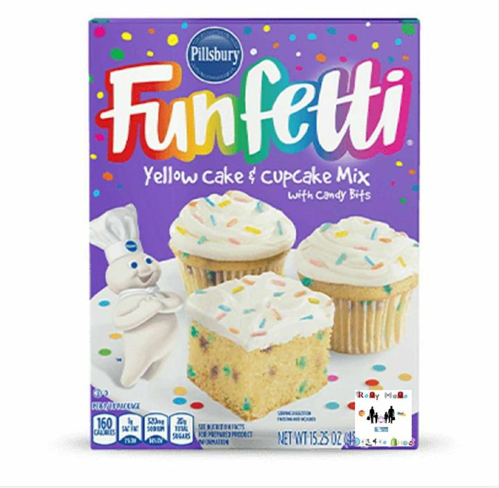 Pillsbury Funfetti Yellow Cake & Cupcake Mix 432g | Lazada PH