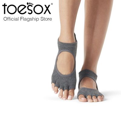 ToeSox โทซอคส์ ถุงเท้ากันลื่นแยกนิ้ว รุ่น Bellarina เปิดนิ้วเท้า