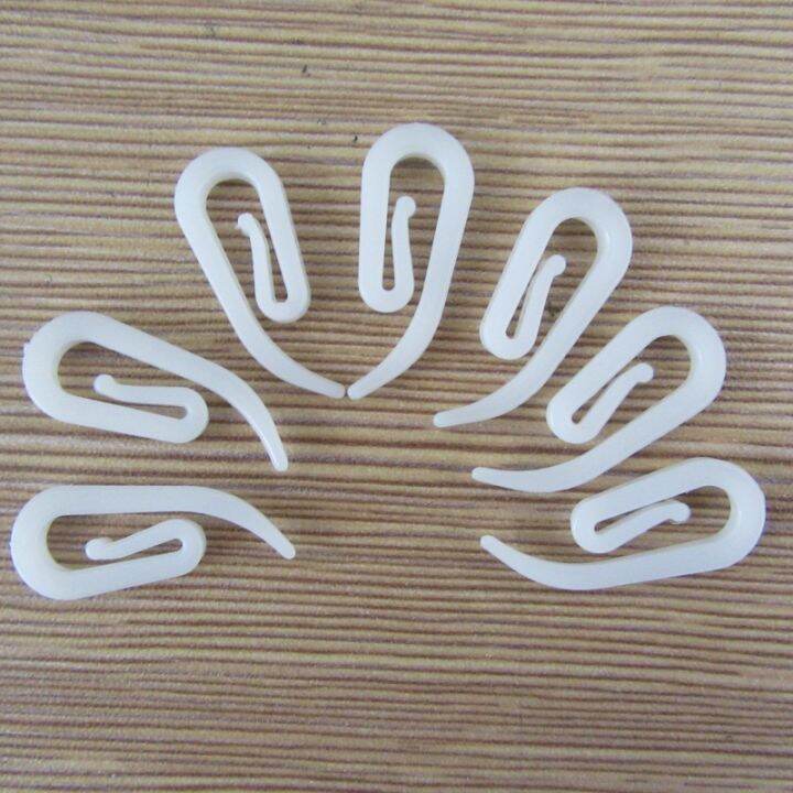 100pcs-pack-plastic-6-shaped-hooks-window-curtain-hook-curtain-poles-tracks-accessories