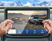 For 2021 2022 Ford Bronco Screen Protector U725 8 Inch Touchscreen Sync4 Navigation HD Tempered Glass Protective Film