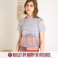 BULLET BY ARMY OF INTERNS เสื้อคลุมผ้าตะข่าย เอวจั้ม รุ่น Sunrise Horizon Tee / ลายปริ้นท์