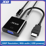 Cáp Chuyển Đổi Video JDB 1080P HDMI Male Sang VGA Female Dành Cho PC DVD thumbnail