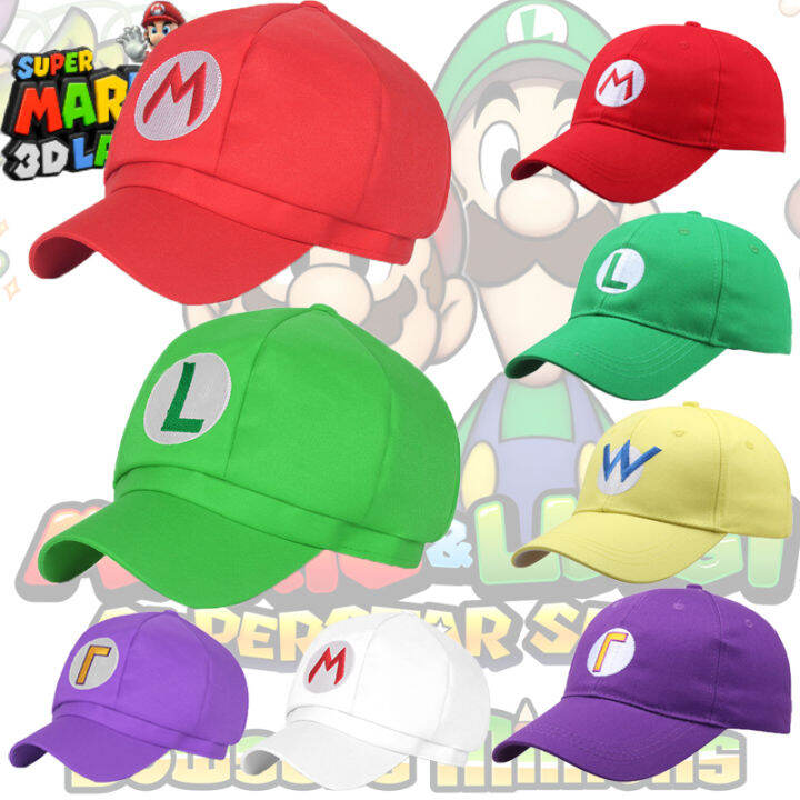 Super Mario Bros Hat Mario Luigi Cap Anime Game Mario Odyssey Cosplay