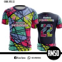 2023 NEW   shirt pes 22 T SHIRT sublimation cool  (Contact online for free design of more styles: patterns, names, logos, etc.)
