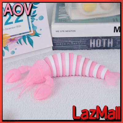 AOV Lobster Fidget Toy 3D พิมพ์ Articulated Sensory Lobster Fidget Toy สำหรับ ADHD และ Autistic