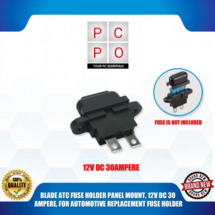 BLADE ATC FUSE HOLDER PANEL MOUNT, 12V DC 30 AMPERE, BEST FOR