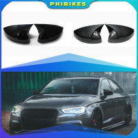 Pair for Audi A3 S3 8V RS3 Side Wing Mirror Covers Caps (Carbon Look) 2017 Replace 2015 2016 2018 2013 2014 2019