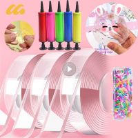 ✽▬ Multipurpose Nano Tape Transparent Tape Reusable Waterproof Tapes DIY Craft Children Pinch Toy Making Hollow Water Ball Tapes