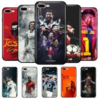 เคสโทรศัพท์มือถือ ซิลิโคนนิ่ม Tpu ลายฟุตบอล Modric Neymar Mbappe Salah สีดํา สําหรับ Iphone 5s 5 S 2020 2016 6s 6 7 8