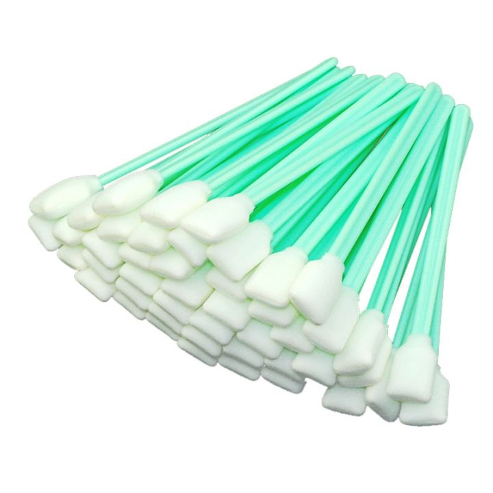 100pcs-foams-tipped-swabs-cotton-swabs-for-seiko-epson-xaar-ricoh-fuji-starfire-printhead-wiping-inks