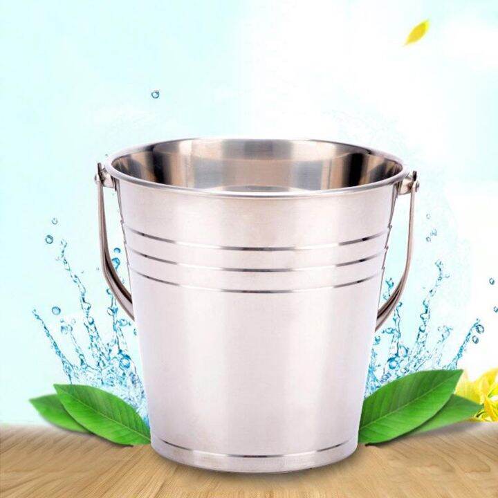 Stainless Steel Ice Bucket Drink Cooler Beer Champagne Holder Container Gift Lazada.co.th