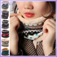 PERPE Womens Fashion Unisex Winter Warm Neck Scarf Knitted Circle Wrap Thick Shawl Cowl