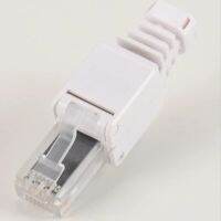 Hot K อุปกรณ์ CAT6A ฟรี10/20ชิ้น,ที่เชื่อมต่อเครือข่ายคอนเนคเตอร์ UTP LAN RJ45ไม่ต้องใช้เครื่องมือสายเคเบิลติดตั้งกราฟิกการ์ดสายเคเบิ้ล Sata
