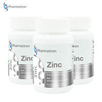 [แพ็ค 3 สุดคุ้ม] Zinc ซิงค์ ฟาร์มาตรอน Zinc Pharmatron ซิงค์สิว ซิงค์ผม เล็บ ภูมิคุ้มกัน Zinc AAC ซิงค์ เอเอซี