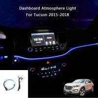 แถบโคมไฟตกแต่งสร้างบรรยากาศสำหรับแดชบอร์ดไฟ LED ภายในรถยนต์สำหรับ Hyundai Tucson 2015 2016 2017 2018 2019 2020 2021