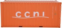 1:20 CCNI 20GP Shipping Container Model Abs Resin &amp; Wood Toy Home Decoration Gift