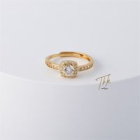 sacred TBK แหวนเพชร cz แหวนแฟชั่นผู้หญิง แหวนผู้หญิง แหวนสแตนเลส แหวนทอง แหวนแฟชั่น แหวนแฟชั่นสไตล์เกาหลี แหวนทองชุบ แหวนทองคำ แหวนรูปตัว เพชรโมอีส เรียบง่าย เครื่องประดับหญิง ของขวัญ วันครบรอบ หมั้น คู่รัก 18k สําหรับผู้หญิงวงแหวน 591r
