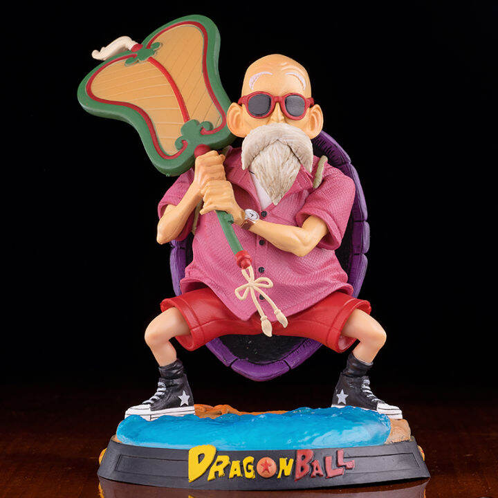 figure-ฟิกเกอร์-จากการ์ตูนเรื่อง-dragon-ball-z-ดราก้อนบอล-แซด-master-roshi-kame-sennin-มุเท็น-โรชิ-คาเมะ-เซ็นนิน-ผู้เฒ่าเต่า-อาจารย์-ของ-โงกุน-คุริริน-และ-หยำฉา-เสื้อสีชมพู-ver-anime-อนิเมะ-การ์ตูน-คอ