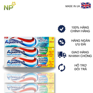 Kem đánh răng AquaFresh 125ml, nhập khẩu Anh, chống sâu răng, vi khuẩn