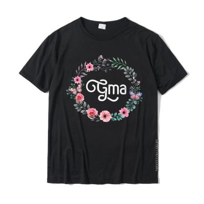 MotherS Day Gift For Grandma Men Floral Gma T-Shirt Cotton T Shirt Group Special Printed On T Shirt