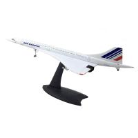 1ชิ้น1/200 3มิติเครื่องบินจำลอง Concorde โมเดลเครื่องบินโดยสารเหนือเสียงสำหรับของเล่นรถขนส่งเก็บสะสมจอแสดงผลแบบคงที่