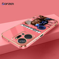 เคสกันกระแทกสำหรับ Honor X7a เคสการ์ตูนกรอบป้องกันเลนส์ฝาหลังลวดลายน่ารัก