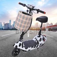 (อัพเกรดใหม่สุด) สกู๊ตเตอร์ไฟฟ้า Electric Scooter 24V ไฟหน้า LED ไม่ว่าจะเป็นผู้ใหญ่หรือเด็กก็สามารถขับขี่รถจักรยานไฟฟ้า สกูตเตอร์ไฟฟ้า E-Scooter ความจุของแบตเตอรี่ 24V20A-24/40A มอเตอร์ 350W รองรับน้ำหนัก 150 กิโลกรัม