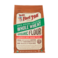 แป้งโฮลวีทออแกนิค บ็อบส์เรดมิล 2.27 กิโลกรัม - Organic Wholewheat Flour 2.27kg Bobs Red Mill brand