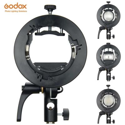 สินค้าขายดี+++ พร้อมส่ง GODOX S2 Bowens Mount แฟลช S-Type Bracket สำหรับ GODOX V1 V860II AD200 AD400PRO Snoot Softbox