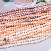 Wholesale High Grade mm Natural Round White Freshwater Pearl Beads Strand 15" Gemston for Jeselry Making