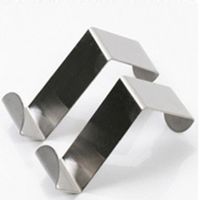 【YF】 New door hooks Stainless steel double S-shaped Cabinet Multi-functional Kitchen cabinet behind the d