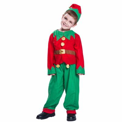 ชุดคริสต์มาสสำหรับเด็กเอลฟ์ชุดเด็กซานต้าเอลฟ์แต่งตัวปาร์ตี้ - ปาร์ตี้คอสเพลย์ตลก