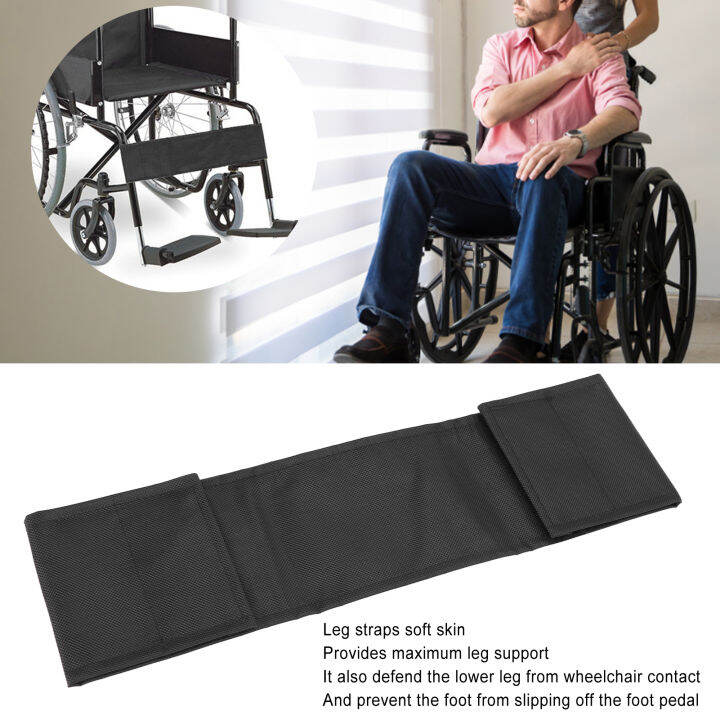 Wheelchair Leg Straps Easy To Connect Adjustable Wheelchair Calf Strap