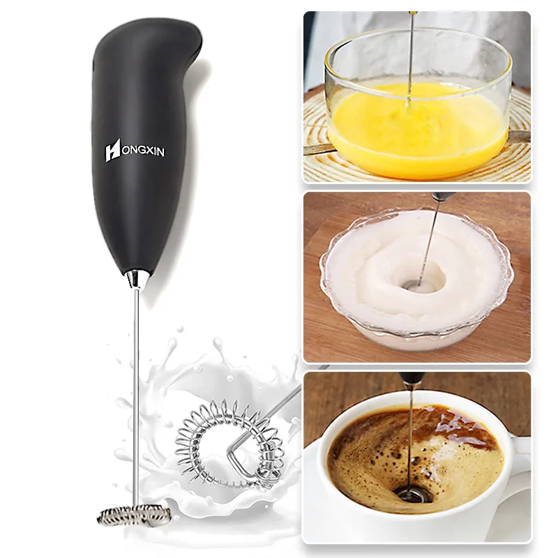 Milk Electric Frother Cordless Coffee Foamer Hand Blender Mixer Produkt +2  Whisk