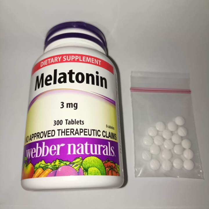 WEBBER NATURALS MELATONIN 3MG 20 TABLETS | Lazada PH