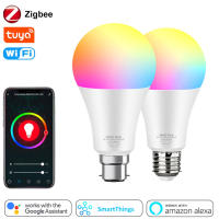 WiFi Zigbee สมาร์ท Led หลอดไฟ E27 B22 15วัตต์12วัตต์สมาร์ทชีวิต Alexa การควบคุมเสียงหลอดไฟ Led RGB W RGBWW 110โวลต์220โวลต์หลอดไฟ Led สำหรับบ้าน