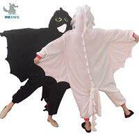 HKSNG New Kigurumi Dragon Onesies Winter Flannel Pajamas Adult Halloween Party Cosplay Costume Jumpsuit