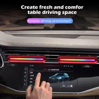 1แพ็ครถ D Iffuser อากาศสดชื่นที่มีไฟ LED Vent คลิปกลิ่นหอมตกแต่งบรรยากาศของแข็งน้ำหอมกระจายกลิ่นหอมอุปกรณ์เสริมในรถยนต์รถตกแต่งโคมไฟ