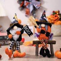 [A Decoration] Halloween Gnomes Plush Ornaments Faceless Dolls Handmablemte Swedish ElfDecorations For Home 2022Gift