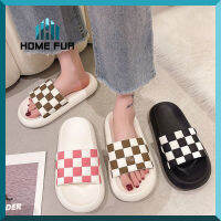 Home Fur รองเท้าแฟชั่น รองเท้าแตะผู้หญิง พื้นหนา นุ่มจริง ใส่สบาย ไม่แน่นเท้า