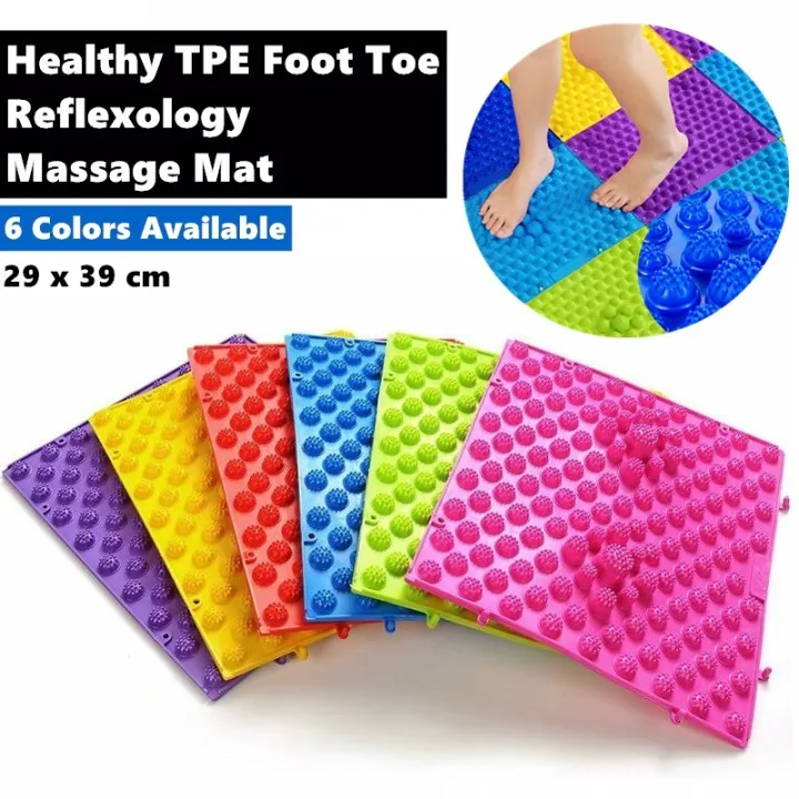 TPE Foot Toe Massage Mat Blood Circulation Pad Reflexology Lazada