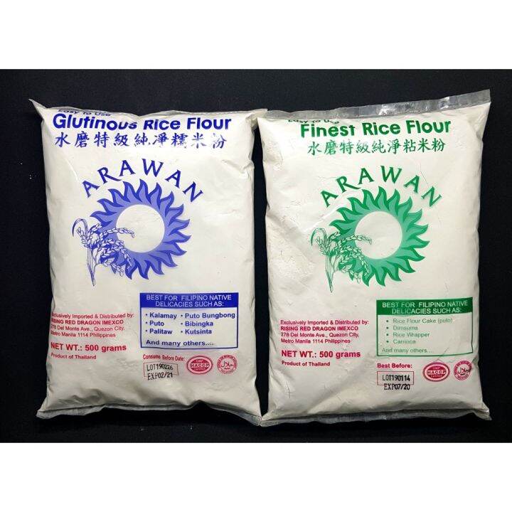 Rice Flour / Glutinous Rice Flour 500g POLAR BEAR/KINGS/ARAWAN | Lazada PH