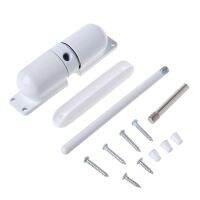 ✳✁✕ G6DA 1 Set 10-70Kgs White Adjustable Surface Mounted Door Closer Fire Rated Spring Loaded Automatic