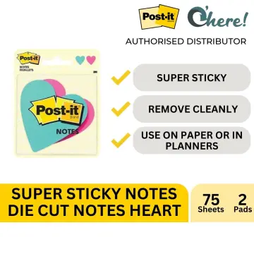 3M Post-It Super Sticky Notes, 3x 3, Miami - 3 pack