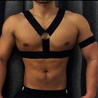 [HOT 2023] CLEVER-MENMODE เซ็กซี่ Body สายคล้องอก Bondage Halter คอชุดชั้นในชายยืดหยุ่นสายรัดไหล่เครื่องแต่งกาย Hombre สวมใส่