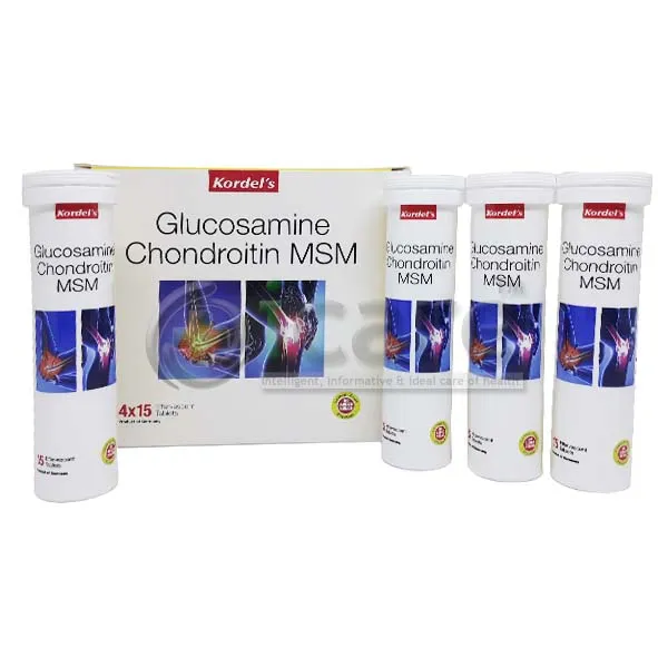 KORDEL'S GLUCOSAMINE CHONDROITIN MSM 4 x 15'S Lazada